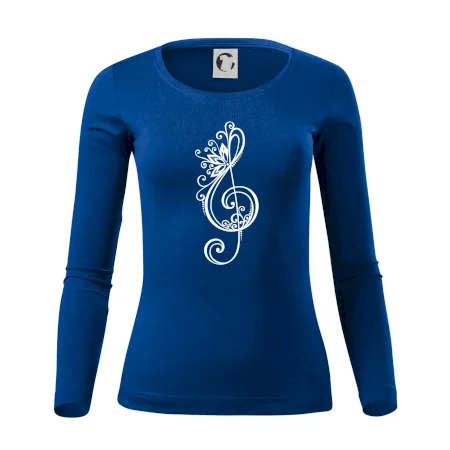 Husľový kľúč kvety