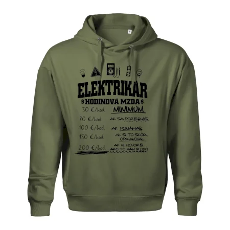 Hodinová mzda elektrikár