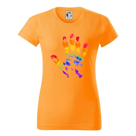 LGBT hand print