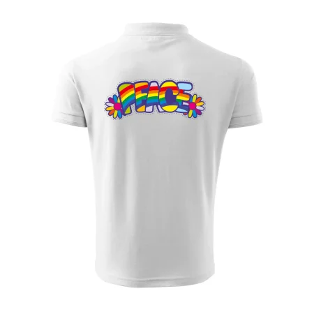 Peace nápis dúhový