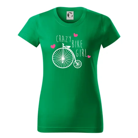 Crazy bike girl