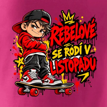 Novembroví rebeli sa rodia na skateboarde