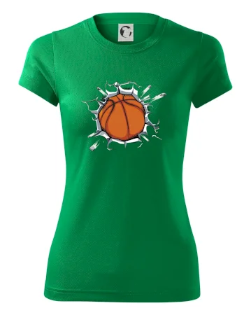 Basketbal lopta v triku
