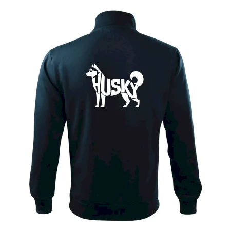 Husky nápis v tele