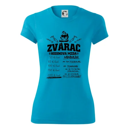 Hodinová mzda zvárač