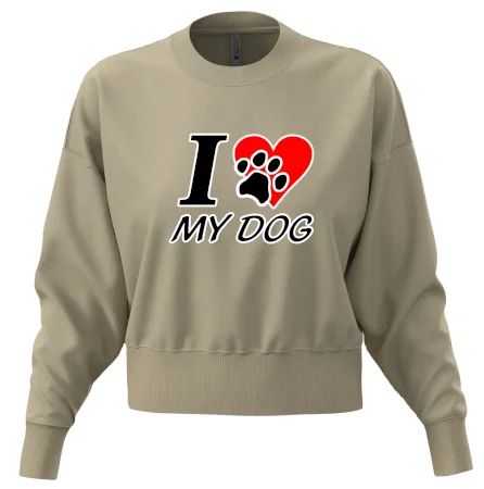 I love my dog - nápis