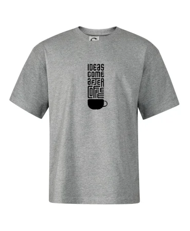 Ideas come after coffee