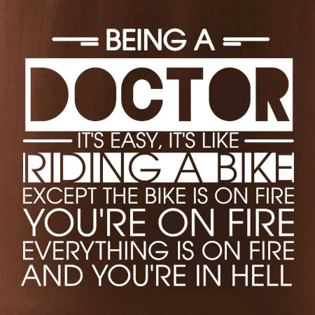 Being a doctor - bike