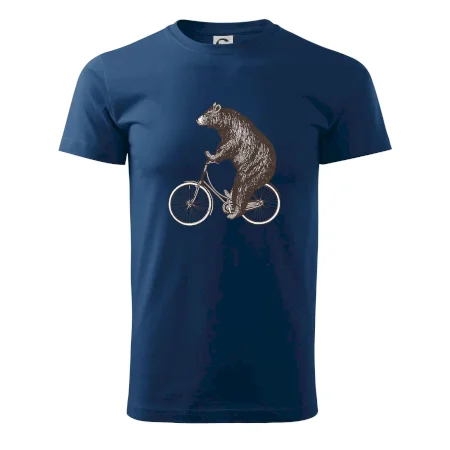 Medveď na bicykli