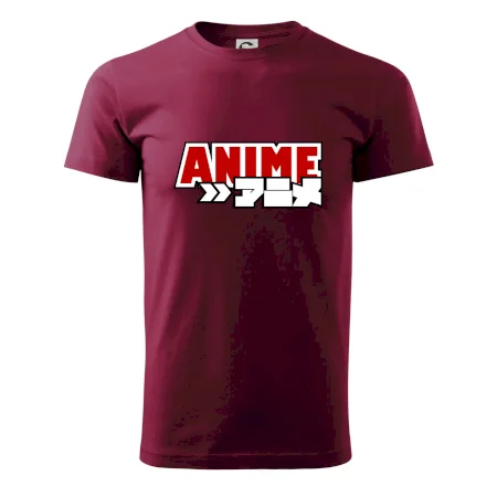 Anime nápis červený