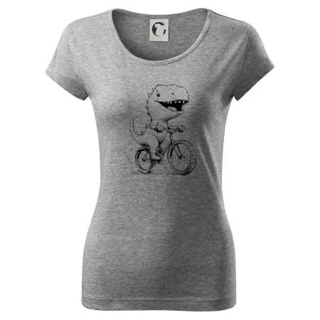 Roztomilý Dinosaurus na bicykli
