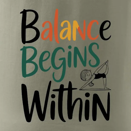 Balance begins within