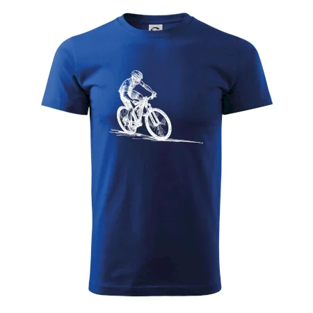 MTB kreslený cyklista