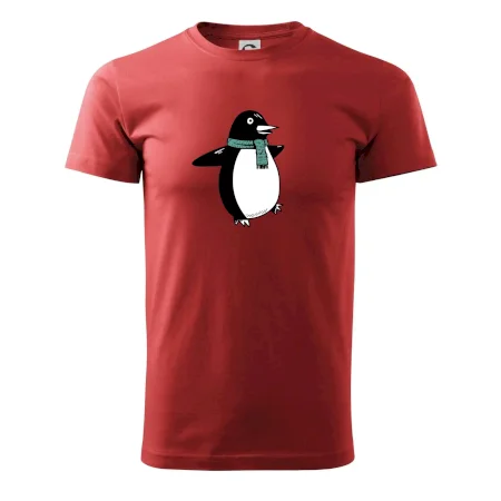Tučniak so zeleným šálom