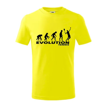 Evolúcia tenis chlapec