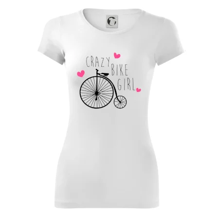 Crazy bike girl