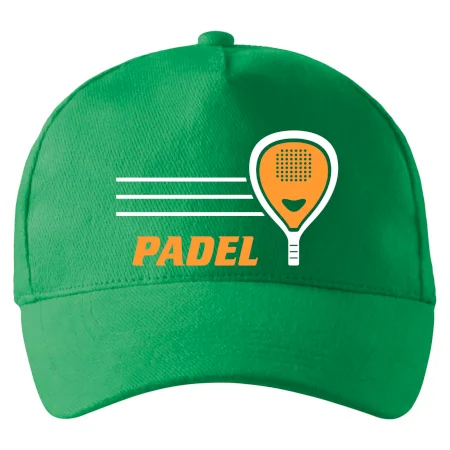 Padel - oranžová raketa