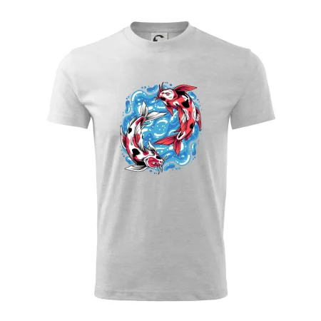 Yin & Yang Koi kapor - červený