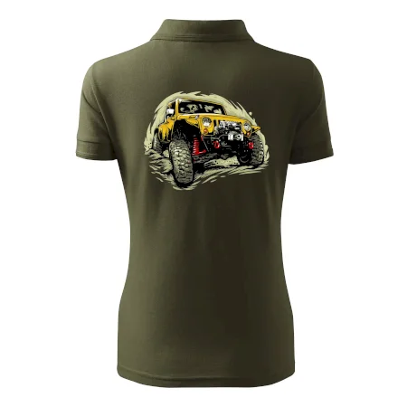 Žltý offroad s navijakom