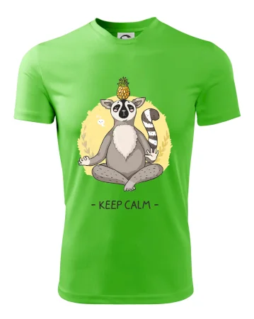Yoga - keep calm kreslený
