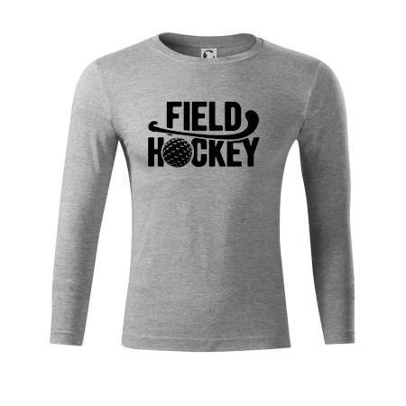 Field hockey loptička a nápis