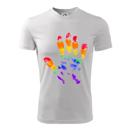 LGBT hand print