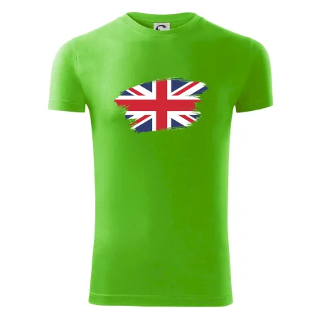Britská vlajka roztrhaná
