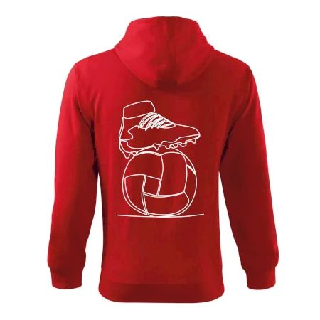 Futbalová lopta kopačka jedným ťahom