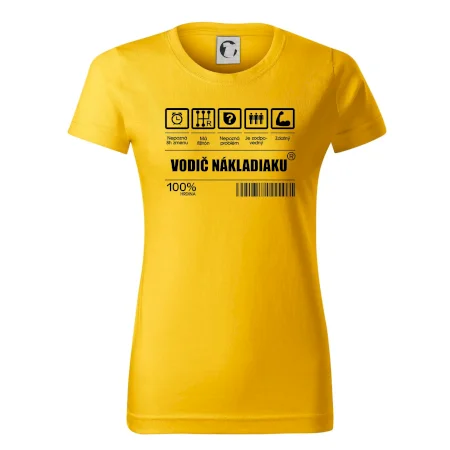 Čiarový kód - Vodič nákladiaku