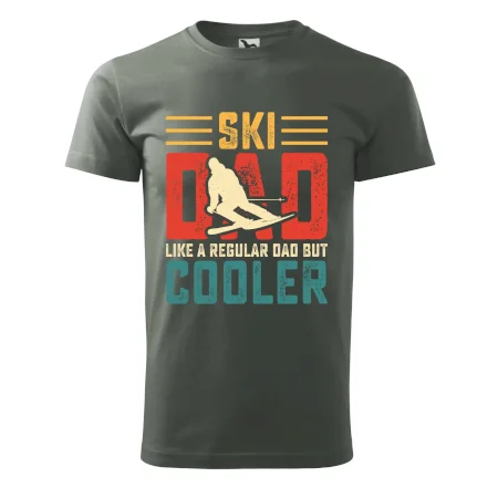 Ski dad like a regular dad but cooler
