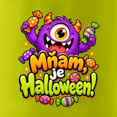 Mňam je Halloween cukríkové strašidlo