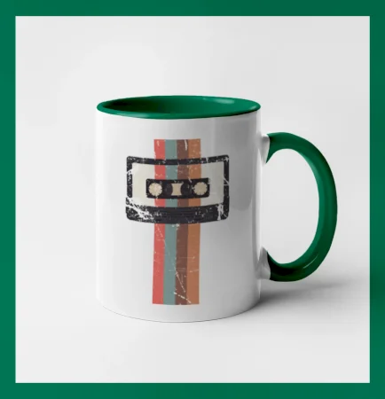 Retro kazeta - pruhy