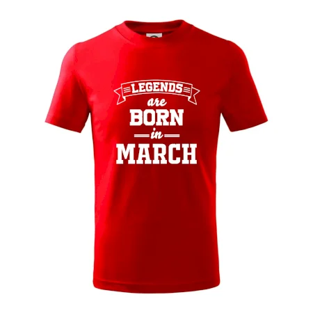 Legends are born in March