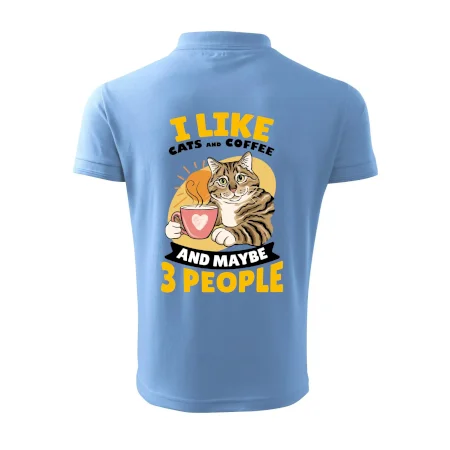 I like cats and coffee and maybe 3 people