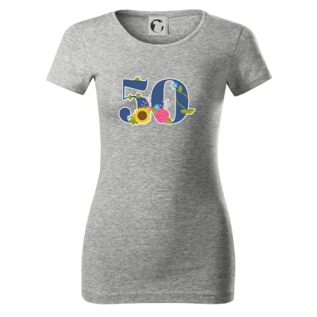 Kvetinové číslo kreslené - 50