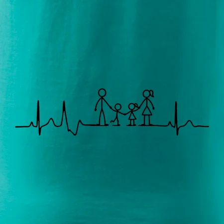 EKG rodina a dievča a chlapec