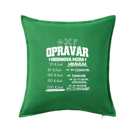 Hodinová mzda - opravár