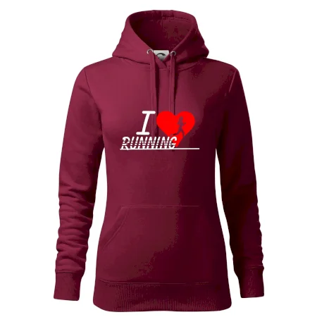 I love running dievča