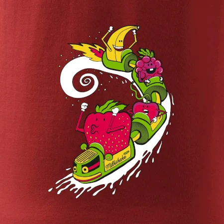 Milkshake vlak kreslený