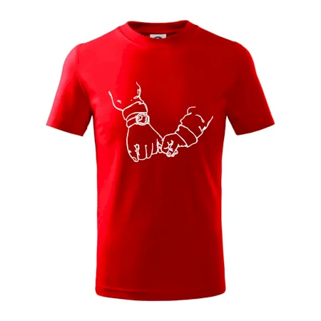 Otec a syn ruky obrys