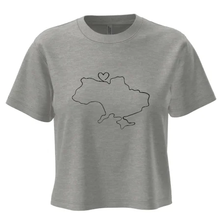 Mapa Ukrajiny - srdce