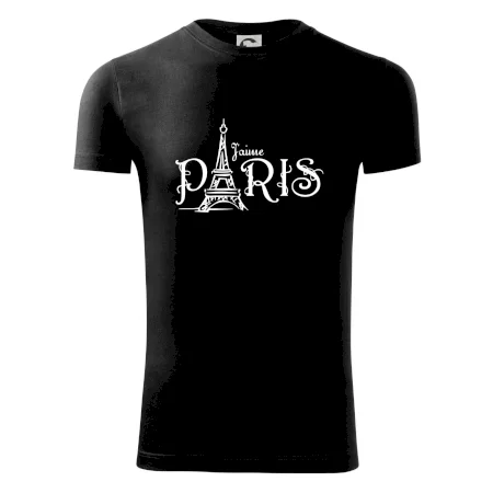 Paris nápis Eiffelovka rovný