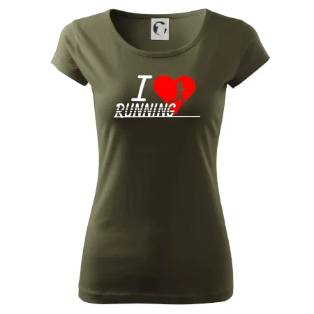 I love running dievča