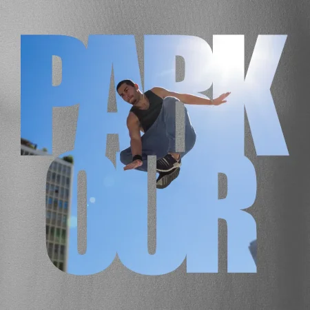 Parkour nápis nebo
