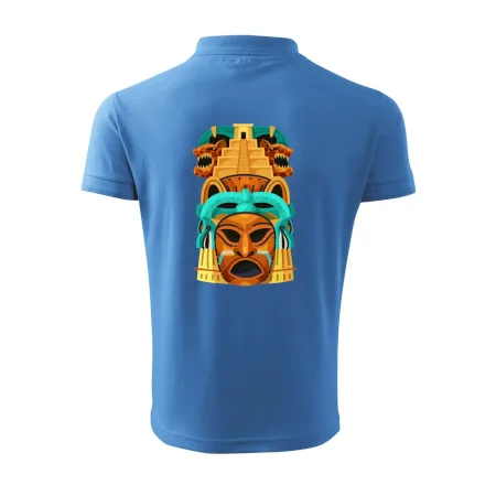 Mayová maska s pyramídou