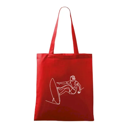 Surfer na vlne jedným ťahom