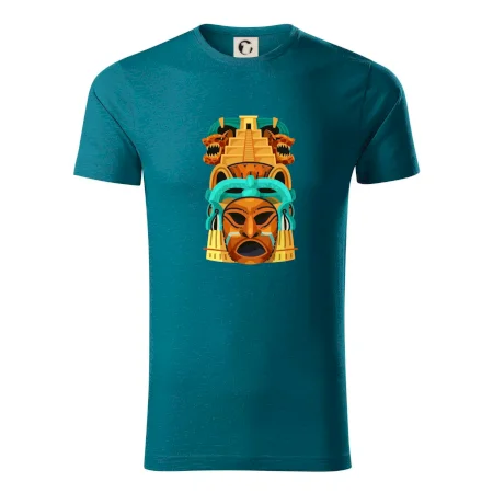 Mayová maska s pyramídou
