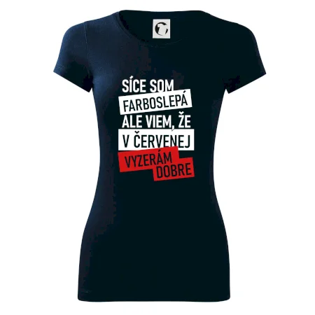 Síce som farboslepá, ale viem, že v červenej vyzerám dobre
