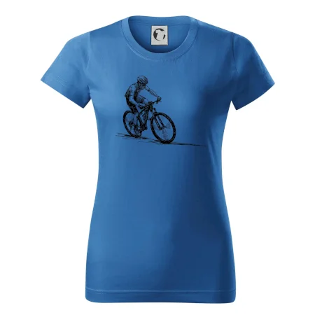 MTB kreslený cyklista