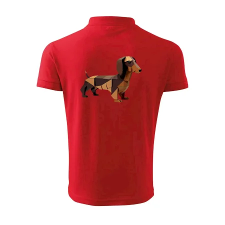 Jazvečík - zlepený z papiera